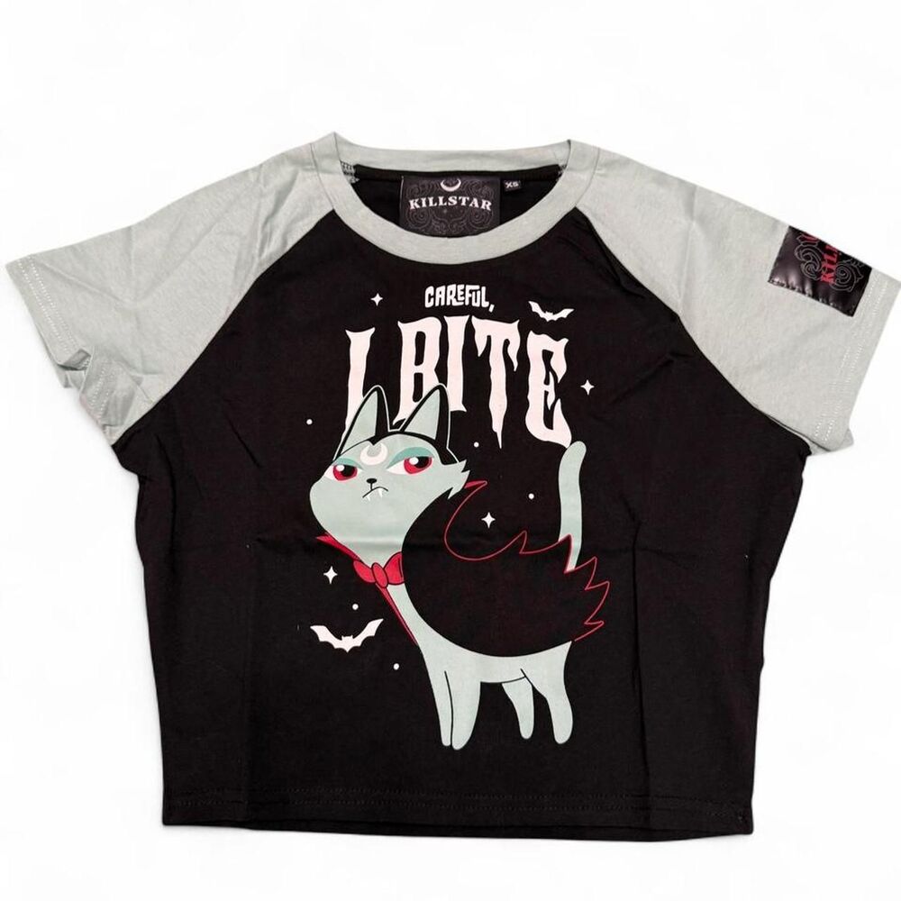 Killstar Women's Cat Spat Crop-top